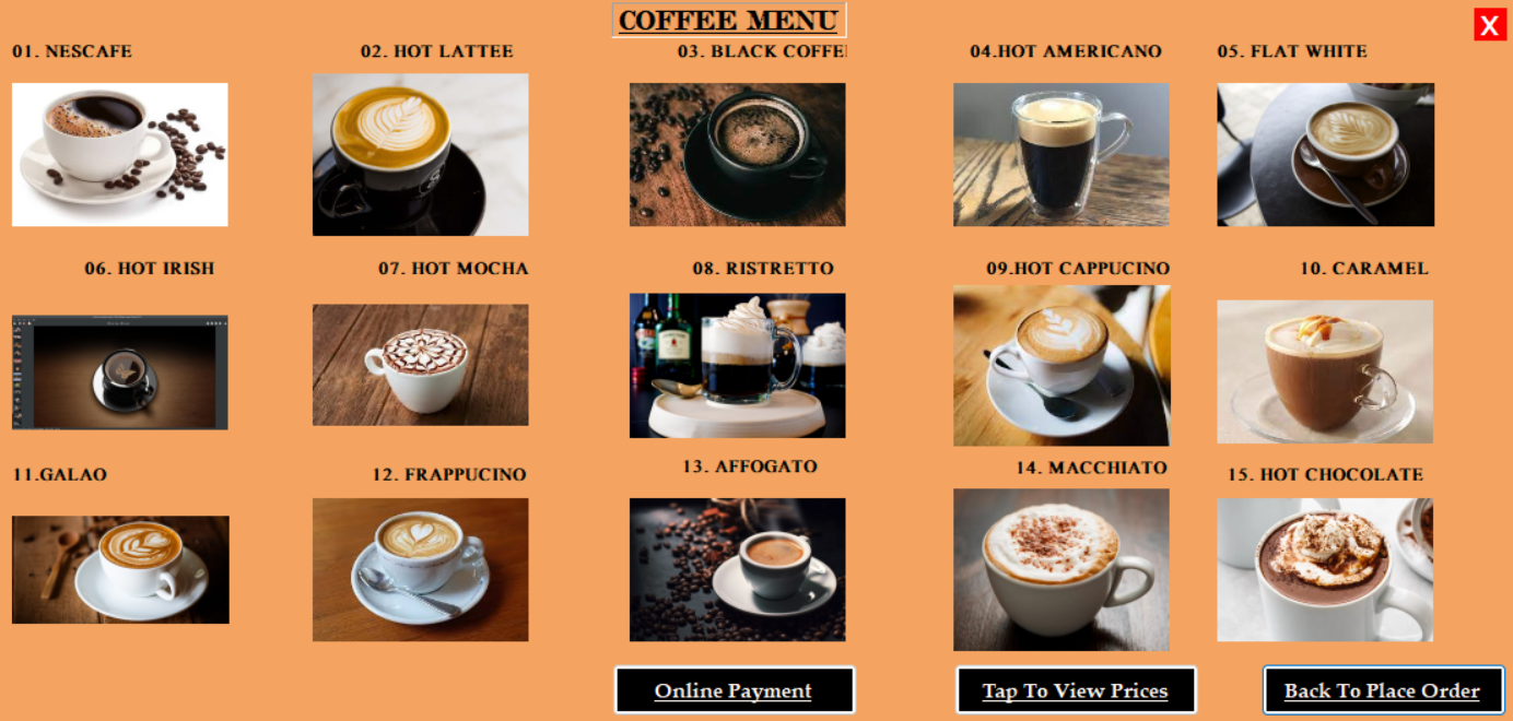 Menu View